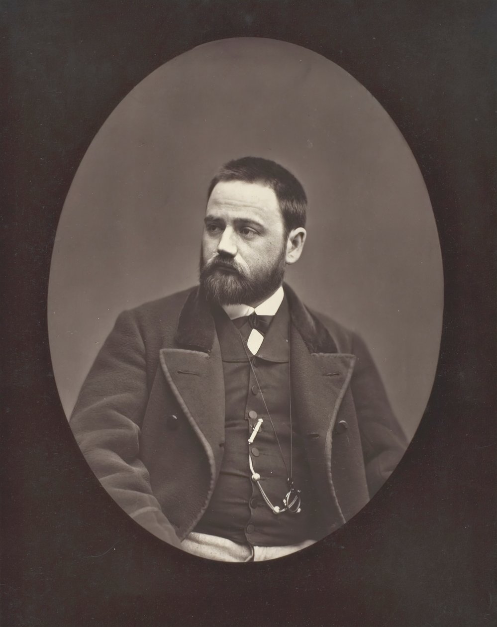 Émile Zola fransk romanforfatter, dramatiker og journalist, 1840-1902, ca. 1876. af Etienne Carjat