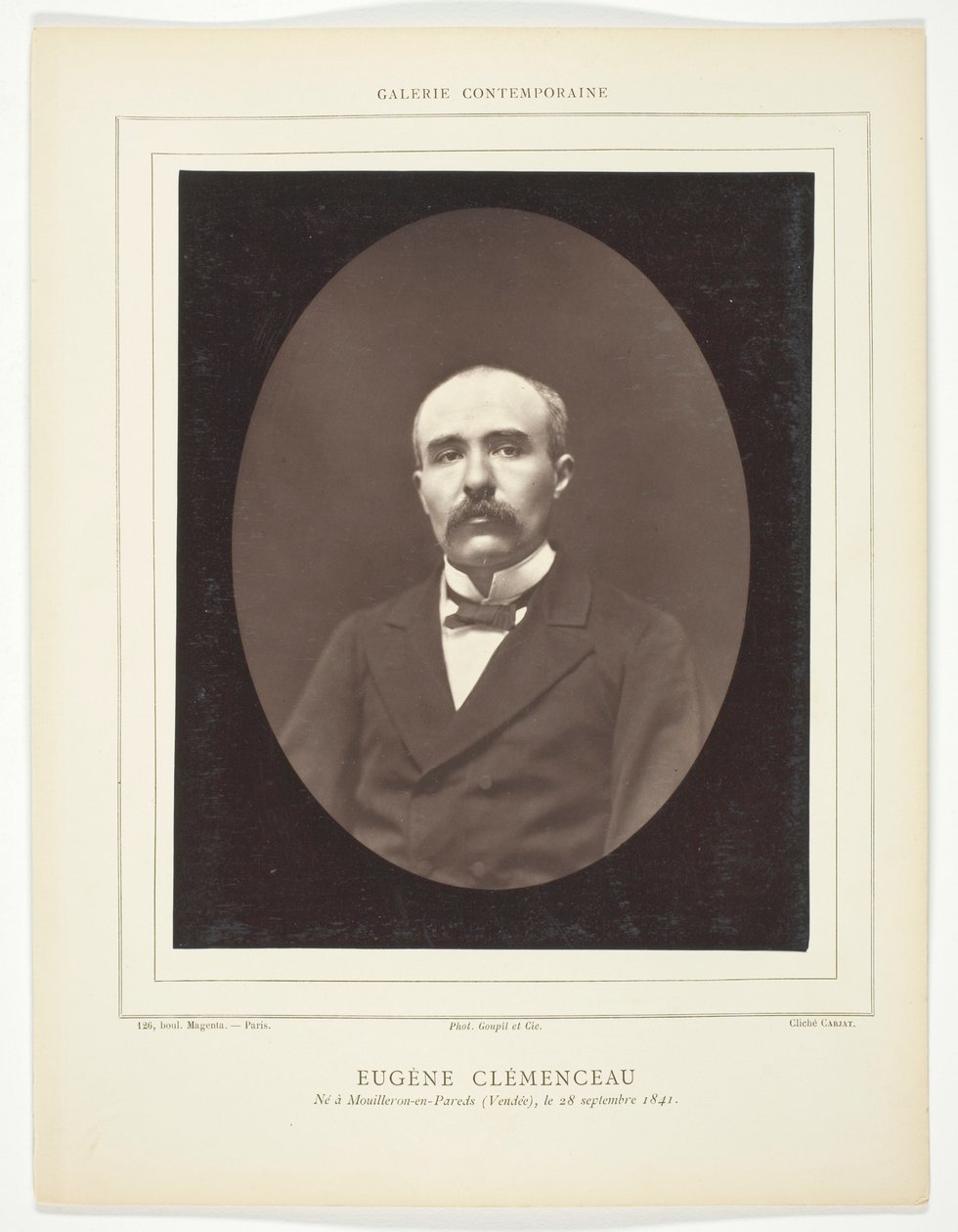 Eugène Clémenceau af Etienne Carjat