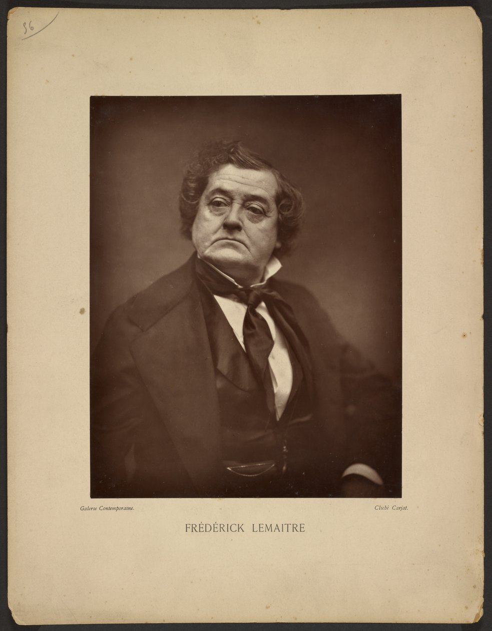 Frédérick Lemaître af Etienne Carjat