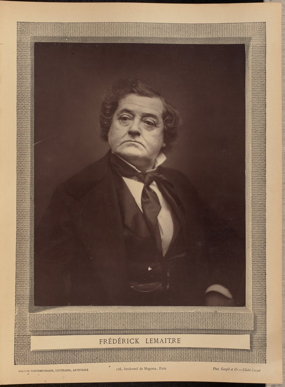 Frédérick Lemaitre af Etienne Carjat