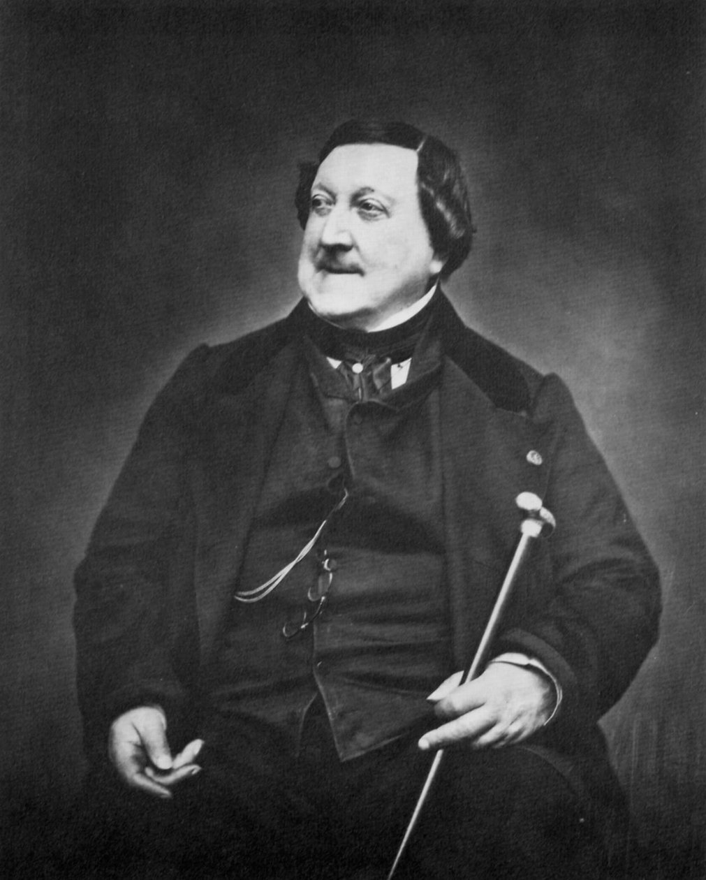 Gioachino Rossini, italiensk komponist, c1865 af Etienne Carjat