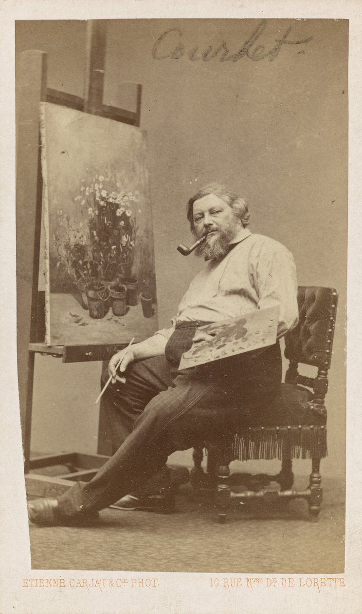 Gustave Courbet af Etienne Carjat