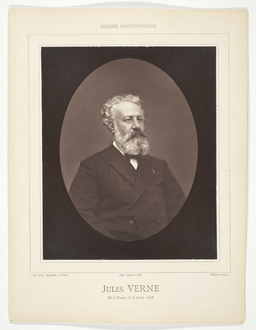 Jules Verne af Etienne Carjat