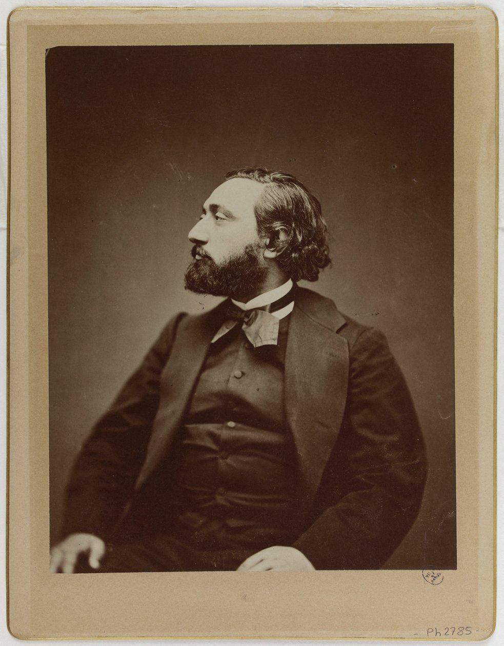 Léon Gambetta (1838-1882), advokat og politiker af Etienne Carjat