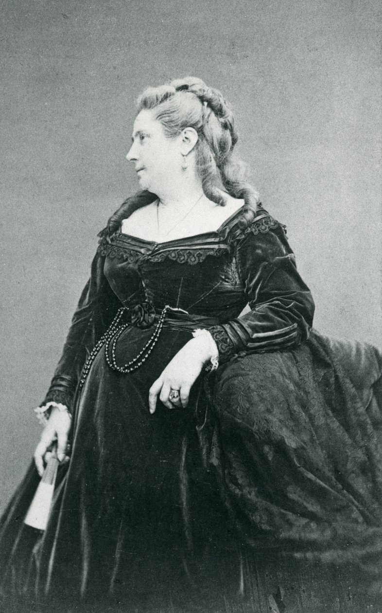Marie Daubrun (s/h foto) af Etienne Carjat