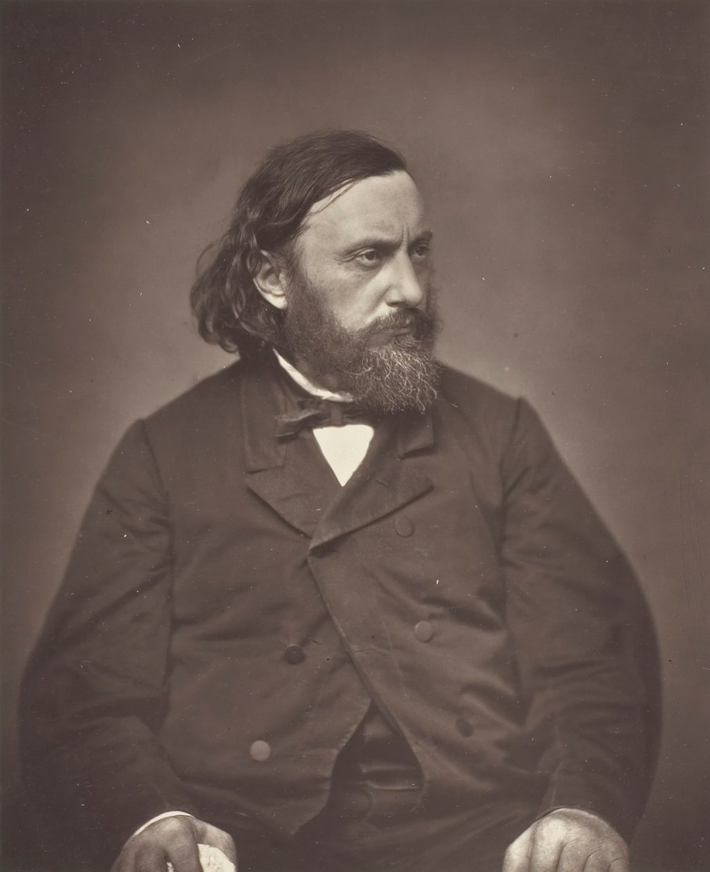 Pierre Dupont, ca. 1876. af Etienne Carjat