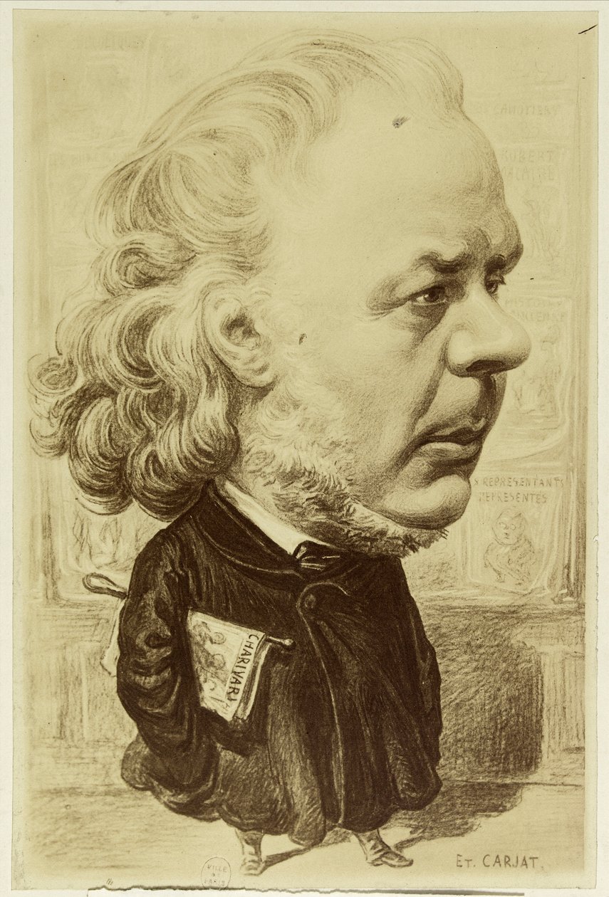 Portræt af Daumier af Etienne Carjat