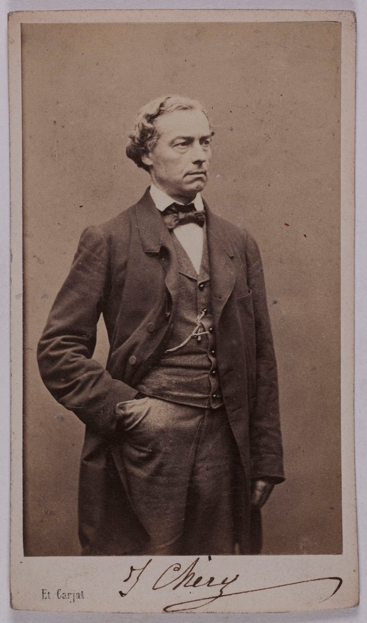 Portræt af Jules Chéry (1817-1910), skuespiller af Etienne Carjat