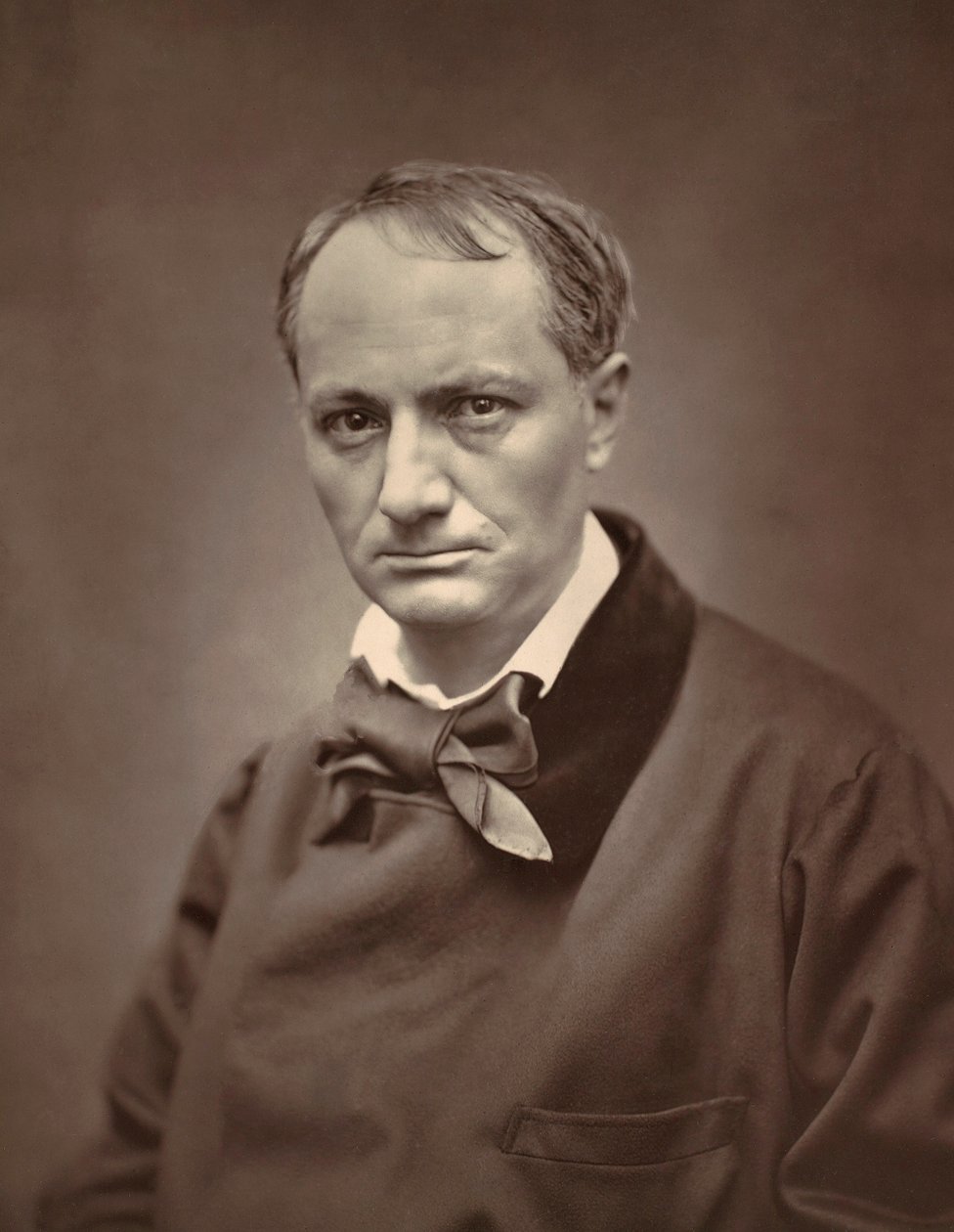 Portræt af Charles Baudelaire af Etienne Carjat