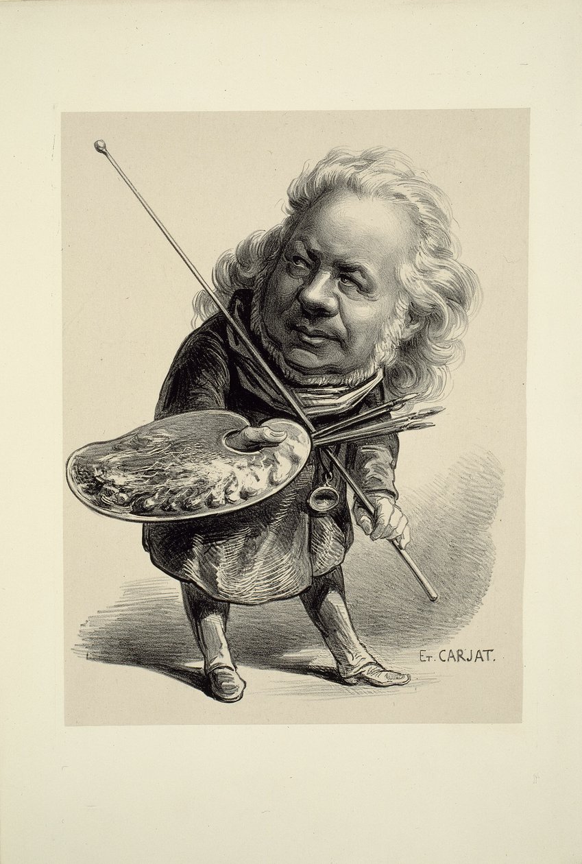 Portræt af Honoré Daumier af Etienne Carjat