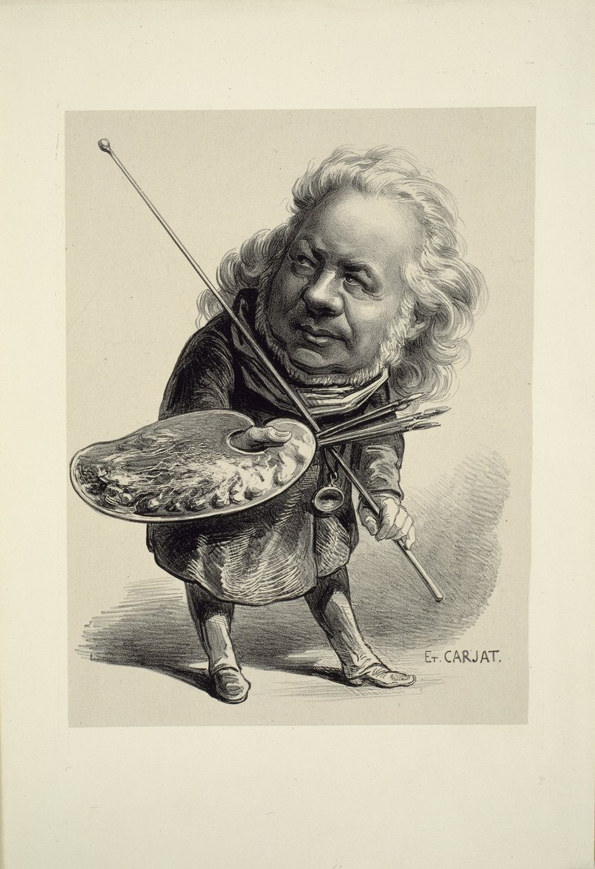 Portræt af Honoré Daumier af Etienne Carjat