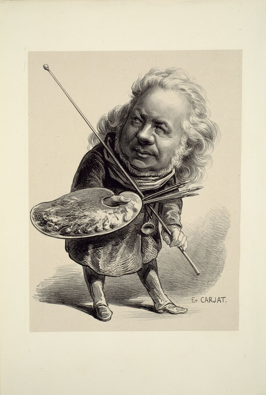 Portræt af Honoré Daumier af Etienne Carjat