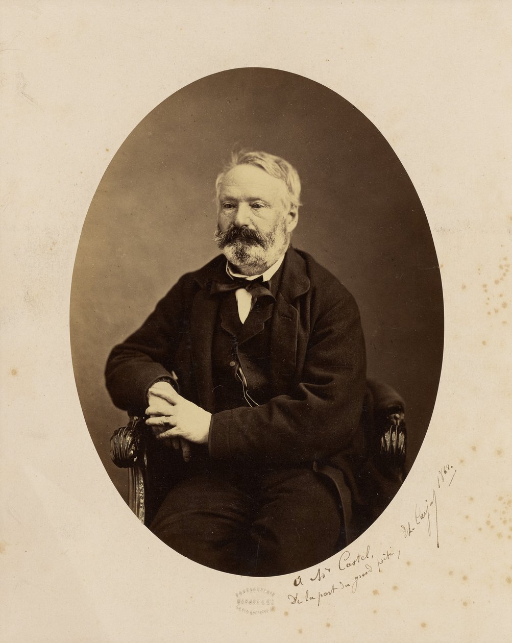 [Portræt af Victor Hugo] af Etienne Carjat
