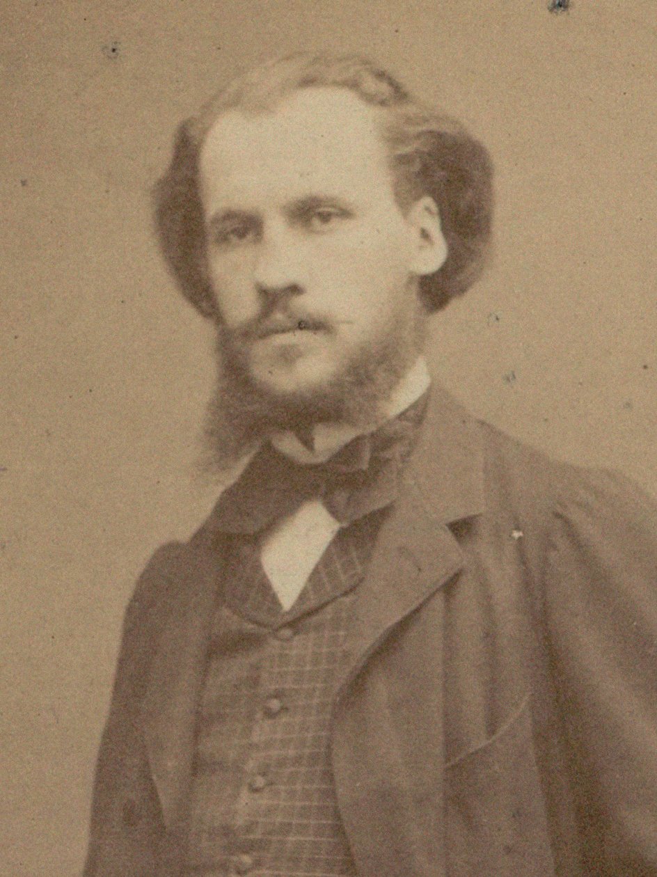 Portræt af komponisten Charles Lenepveu 1840-1910, 1870. af Etienne Carjat