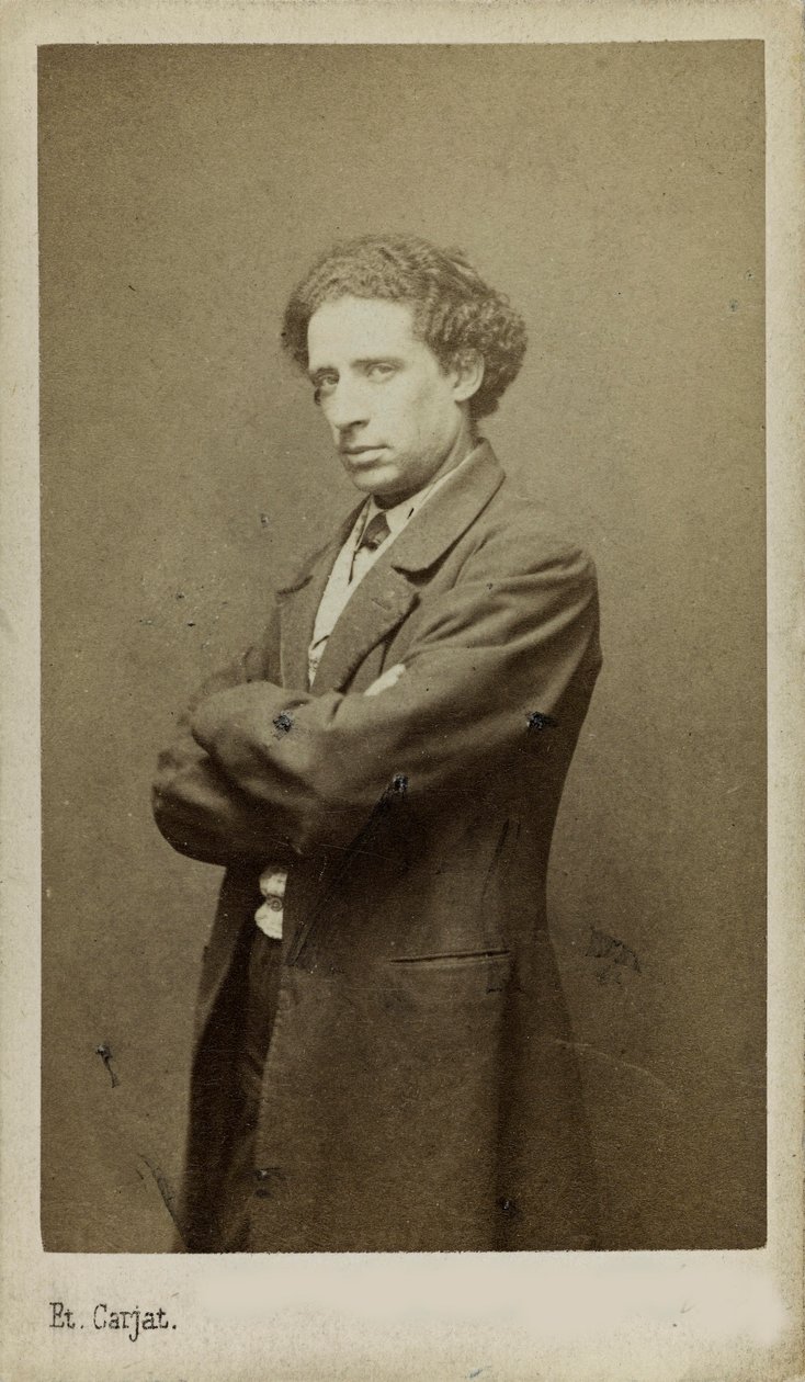 Portræt af komponisten Olivier Métra 1830-1889. af Etienne Carjat