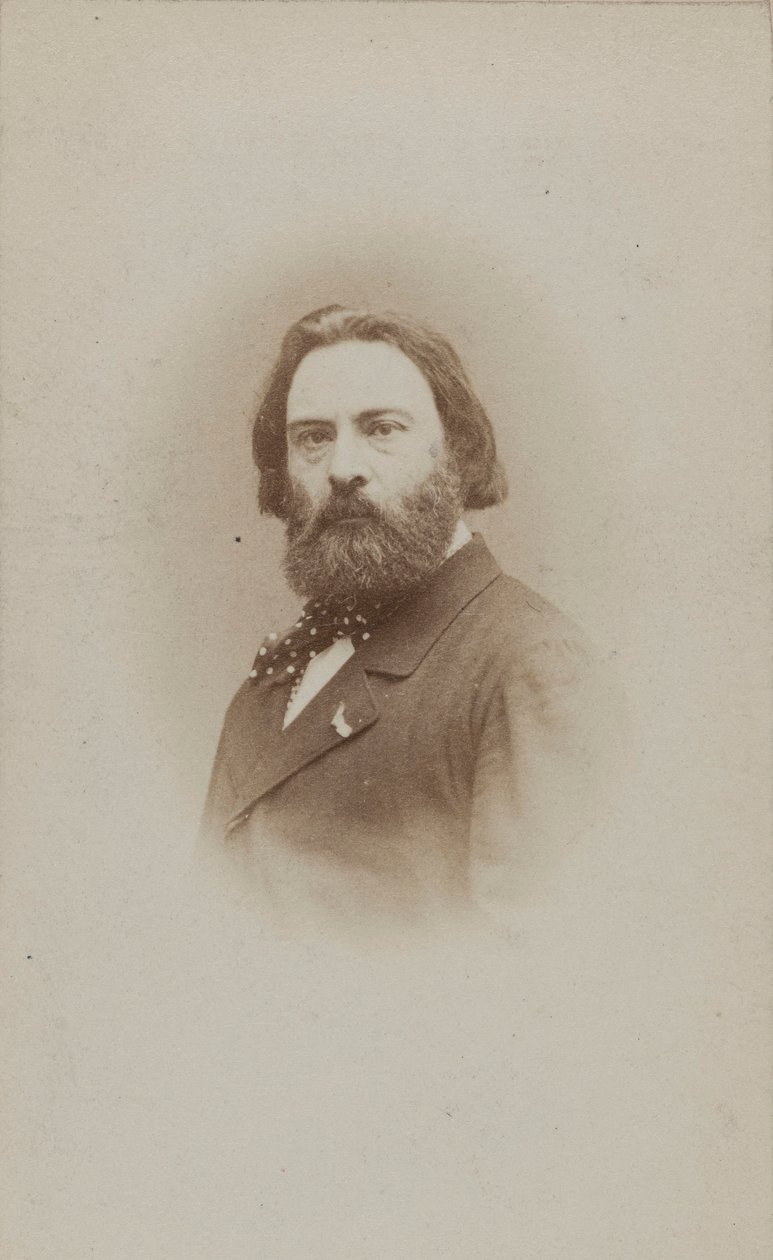 Portræt af pianisten og komponisten Émile Prudent 1817-1863, ca 1860. af Etienne Carjat