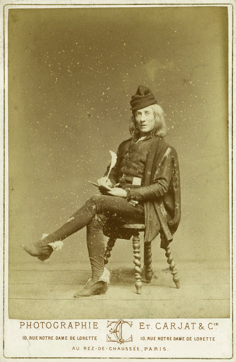 Richard i rollen som Gringoire af Etienne Carjat