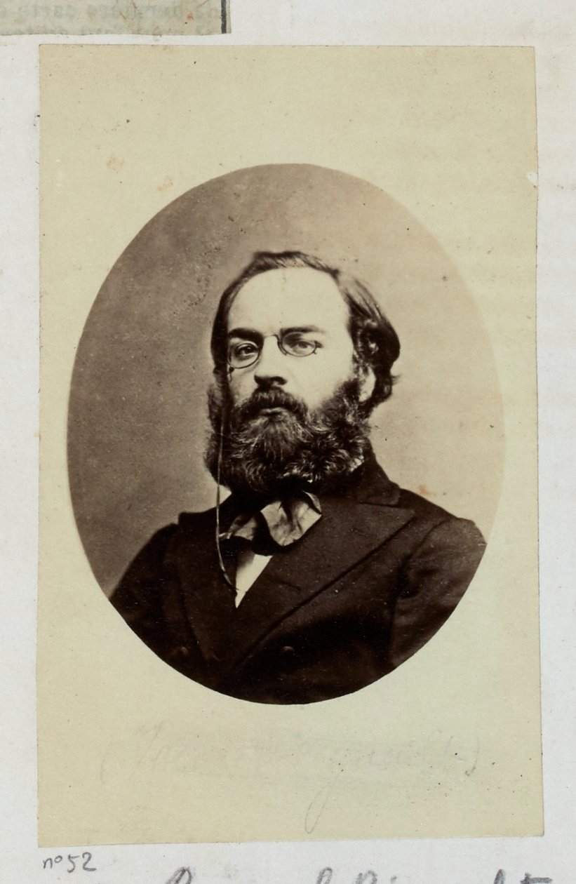 Rigault Raoul Adolf Georges (1846-1871). Journalist og politiker, han udnævnes til politipræfekturet (20. marts 1871), til Kommissionen for almindelig sikkerhed (29. marts 1871). I denne egenskab tiltager han sig magten og undertrykker sine modstandere... af Etienne Carjat