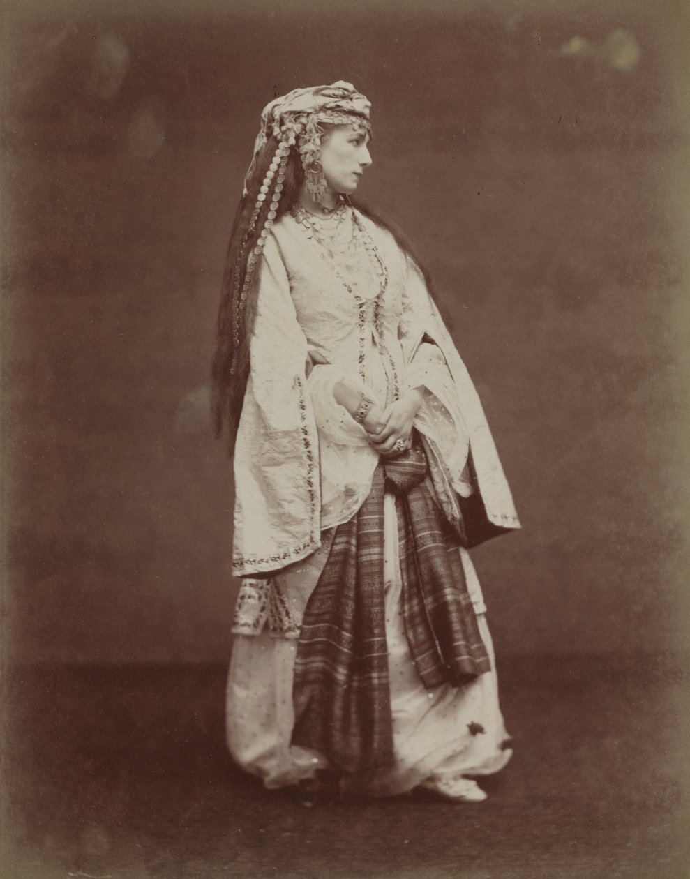 Sarah Bernhardt i "Zaire" af Voltaire af Etienne Carjat