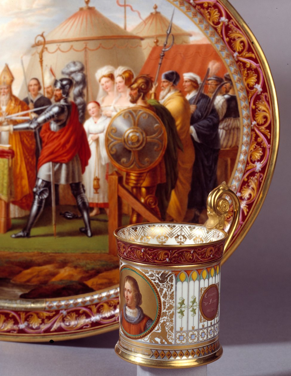 Chokolade serveringskop. Realiseret af Etienne Charles Leguay (1762-1846) af Etienne Charles Leguay