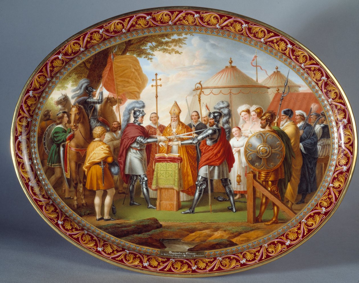 Chokolade serveringsbakke. Etienne Charles Leguay (1762-1846) af Etienne Charles Leguay