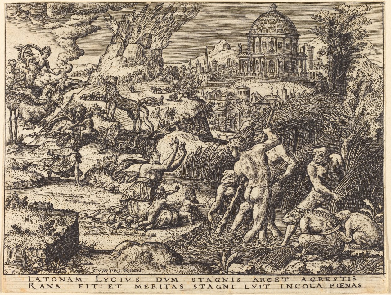 Latona fornærmet af Etienne Delaune