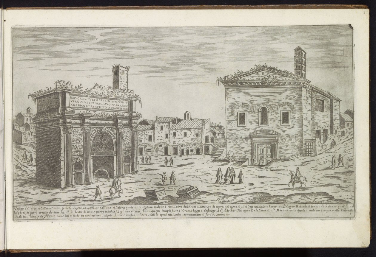 Septimius Severus bue i Rom Gamle bygninger (serietitel) I vestigi dell