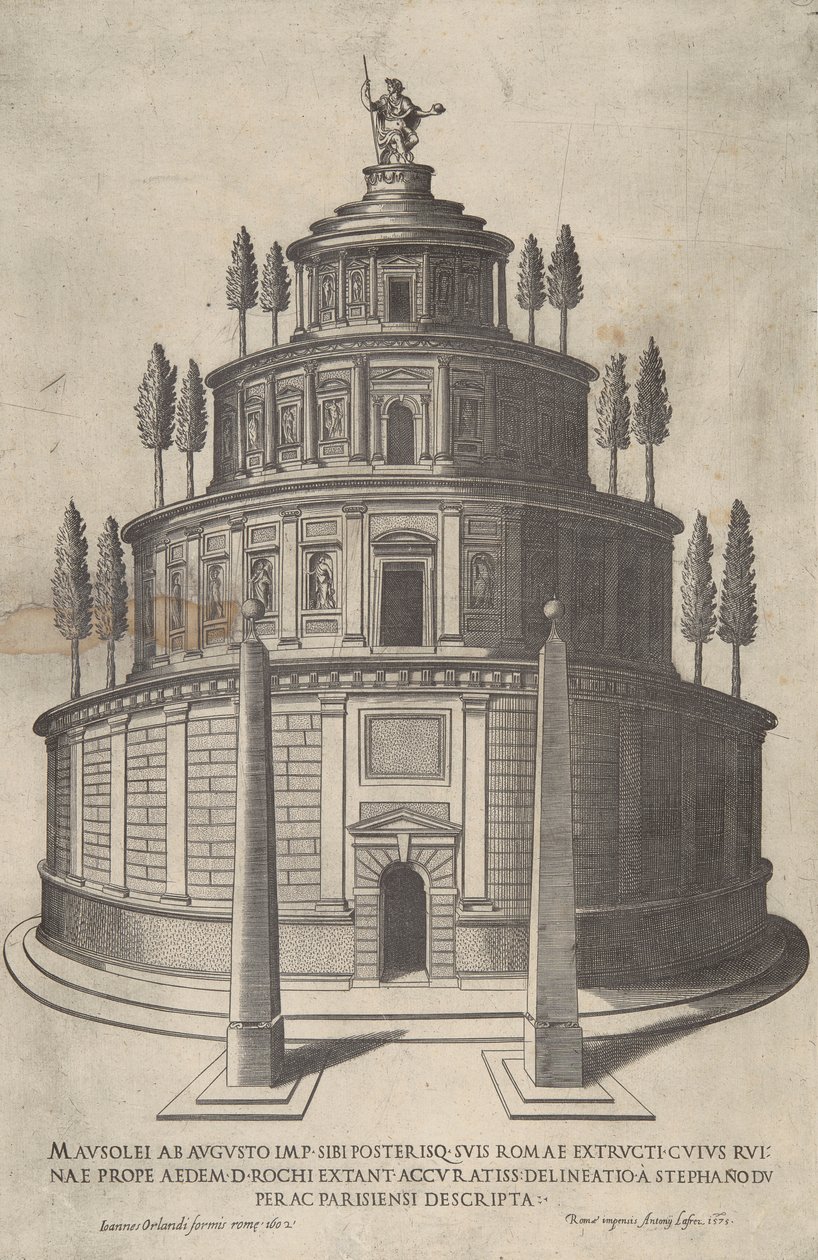 Mausoleum Ab Augusto Imp af Etienne Duperac