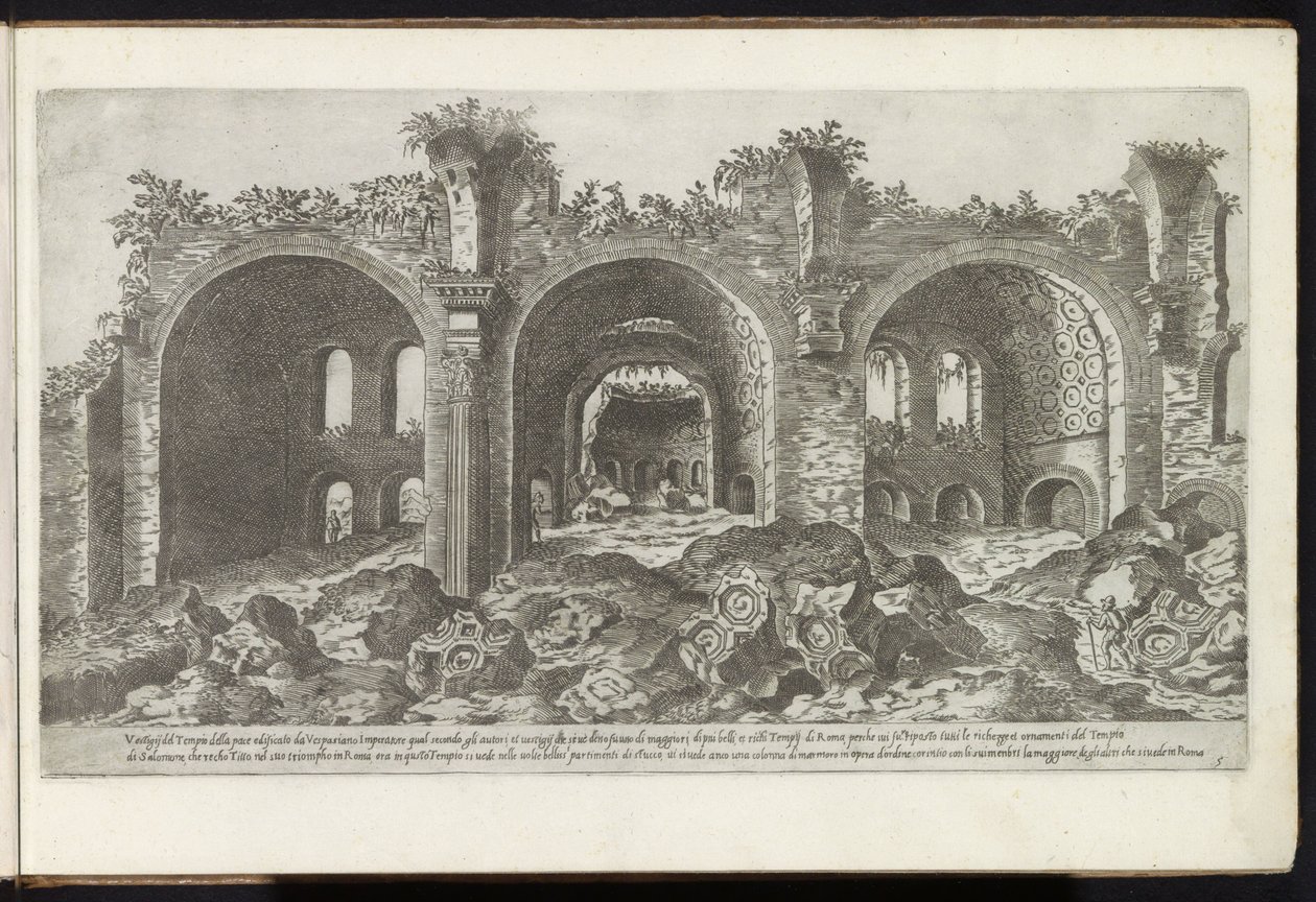 Rester af Maxentius-basilikaen i Rom Gamle bygninger (serietitel) I vestigi dell
