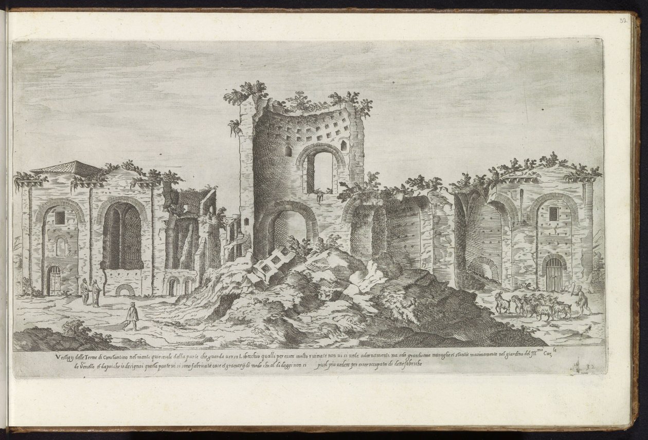 Konstantins bade i Rom Gamle bygninger (serietitel) I vestigi dell