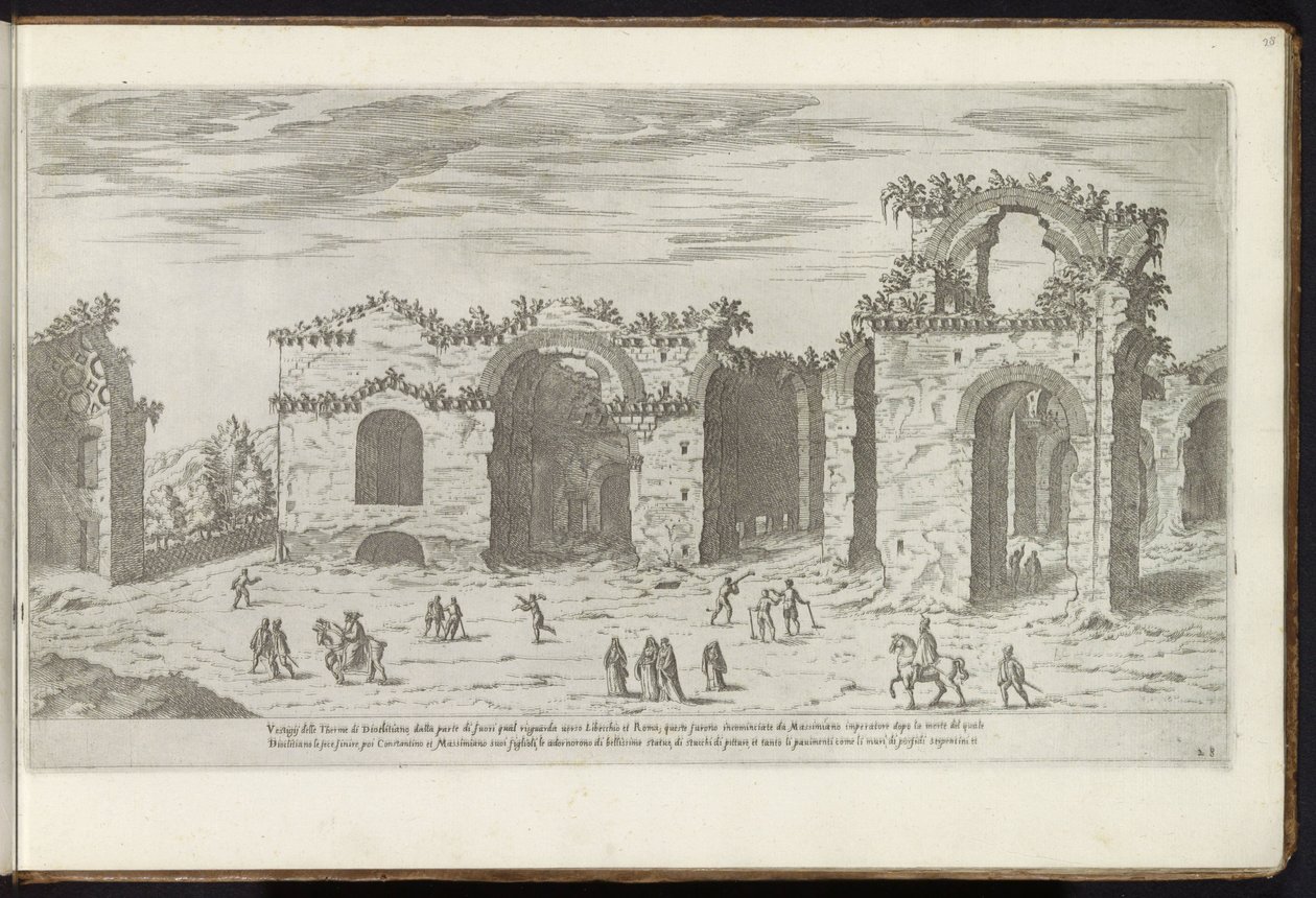 Diocletians bade i Rom Gamle bygninger (serietitel) I vestigi dell