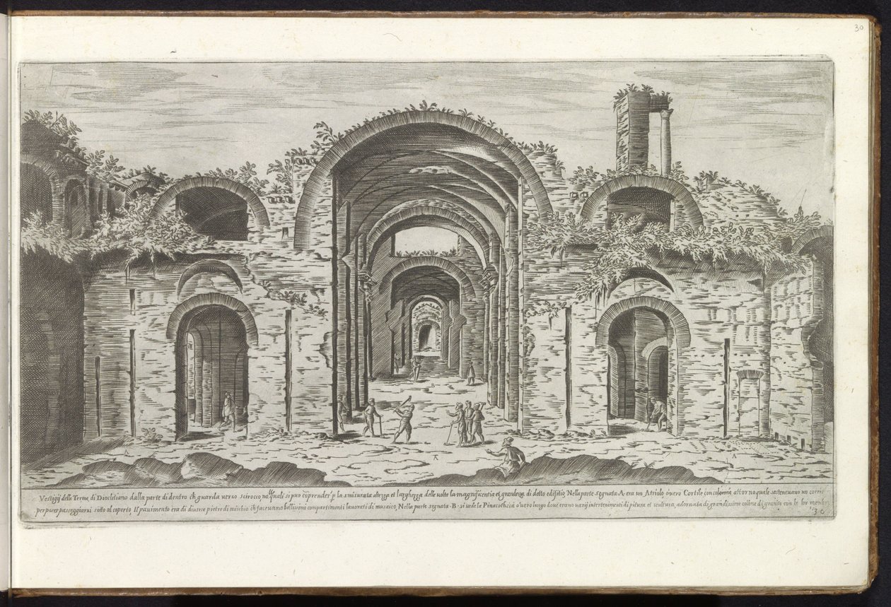 Termen fra Diocletian i Rom Oudheid Construction Works (titelsserie) I Vestigi Dell