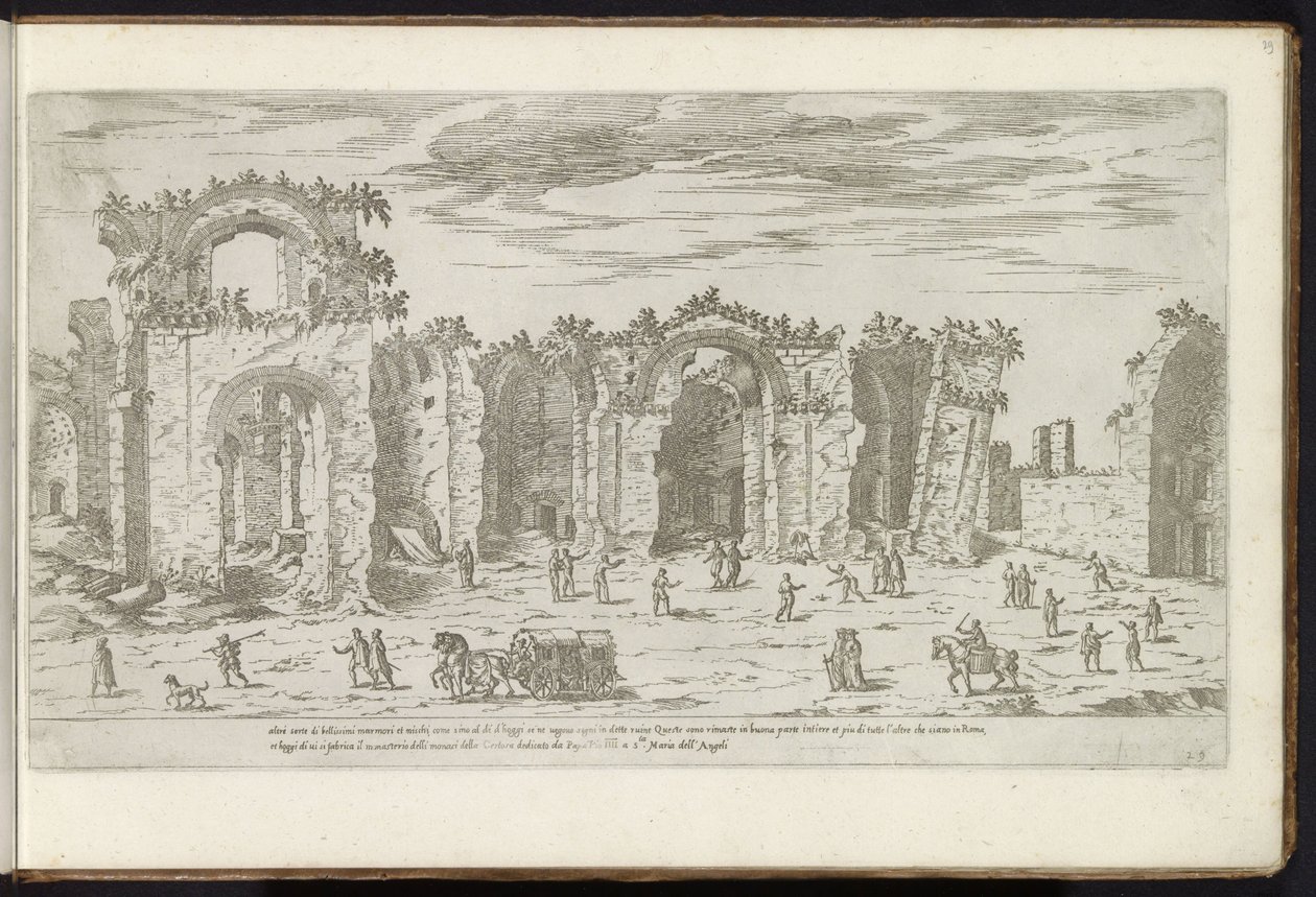 Diocletians bade i Rom Gamle bygninger (serietitel) I vestigi dell
