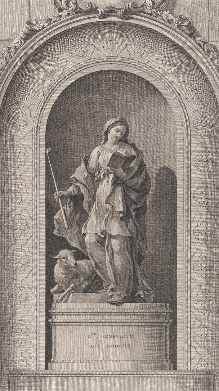 The Chapel of the Foundlings i Paris: Sainte Geneviève des Ardents, 1757., 1757. af Etienne Fessard