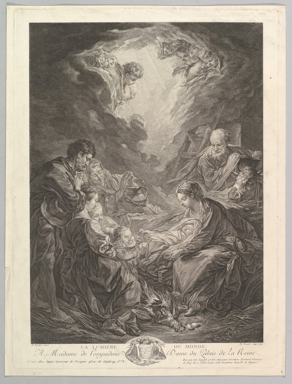 Verdens lys, 1761. af Etienne Fessard