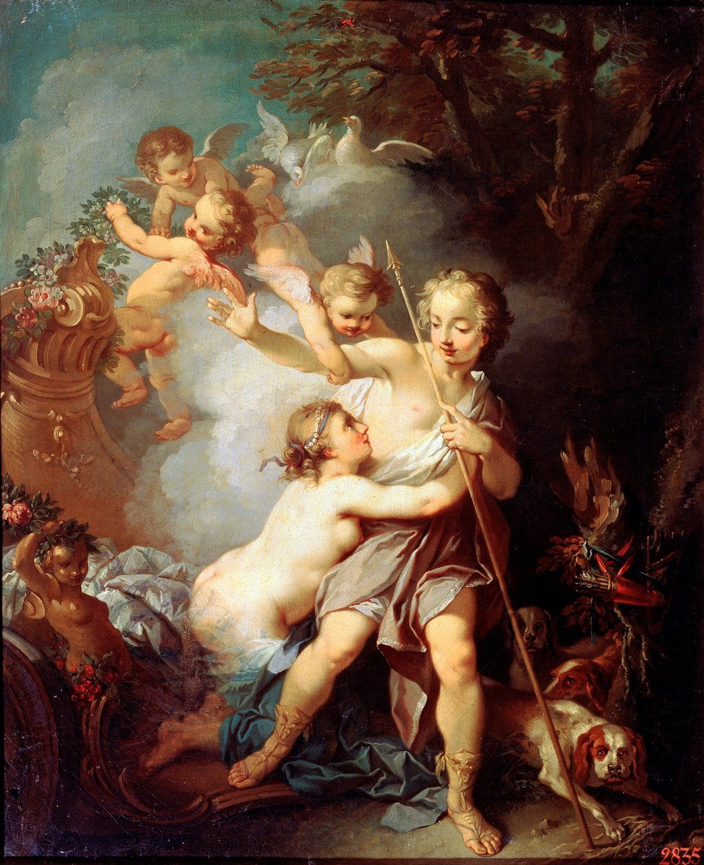 Venus og Adonis, 1750