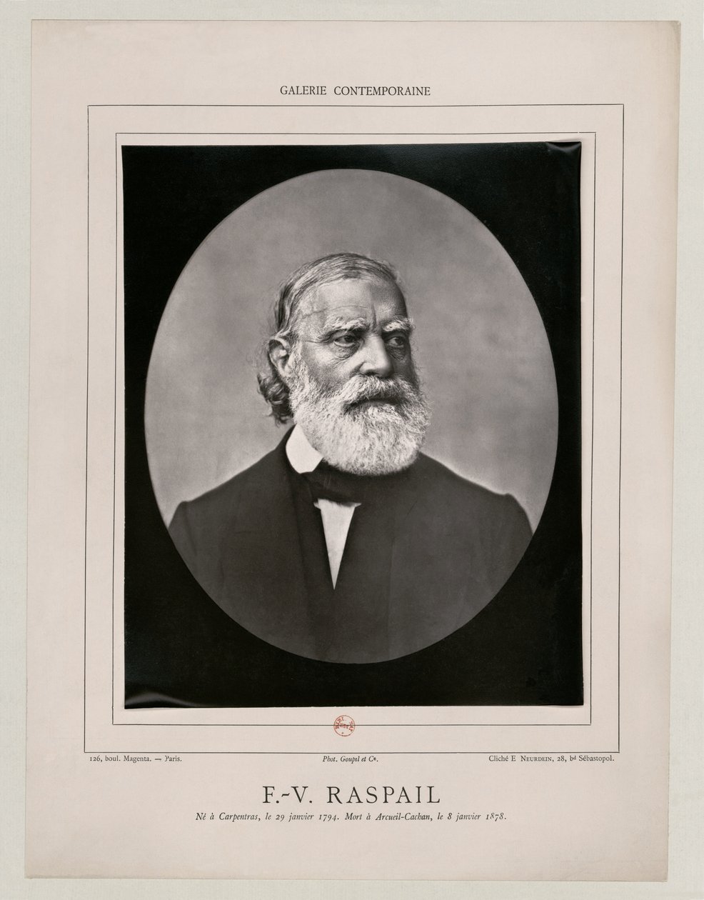 François Vincent Raspail Neurdein BNF Gallica af Etienne Neurdein