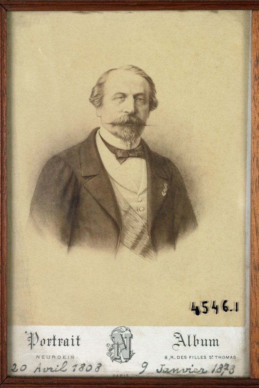 Portræt af kejser Napoleon 3 af Etienne & Neurdein Louis Antonin (1846 p. 1915) Neurdein