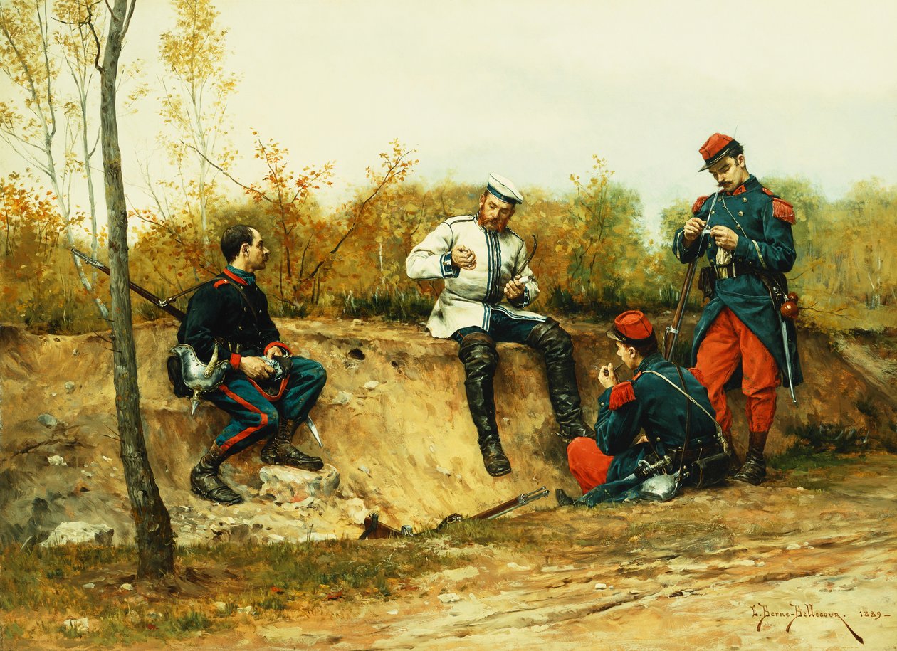 Fangen, 1889 af Etienne Prosper Berne Bellecour