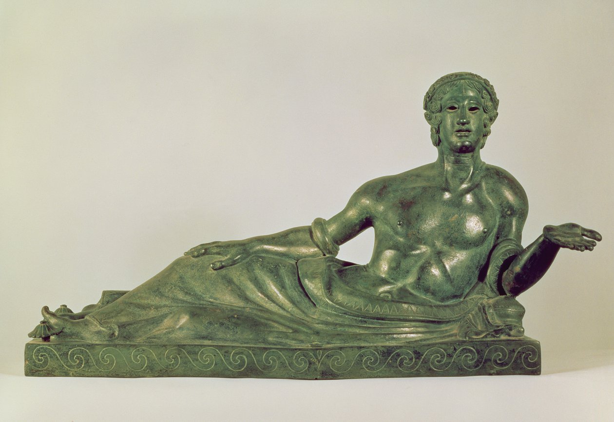 Cinerary Urne, midten af det 4. århundrede f.Kr. (bronze) af Etruscan