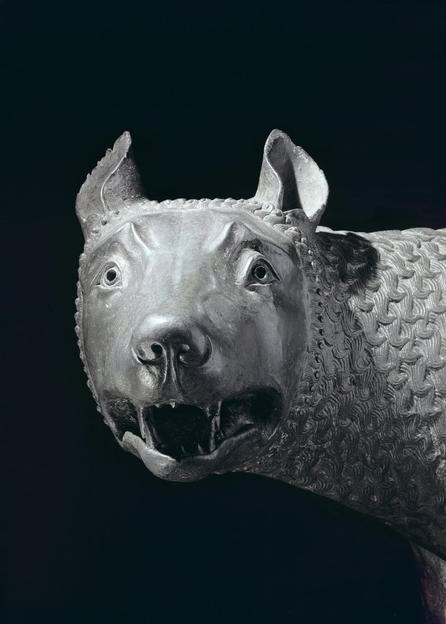 The Capitoline She-Wolf (bronze) (detaljer) af Etruscan