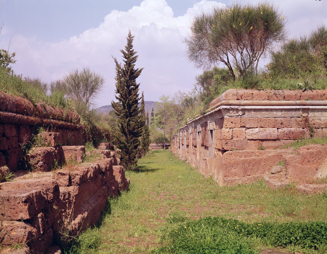 Gravene på Via Monti Ceriti af Etruscan
