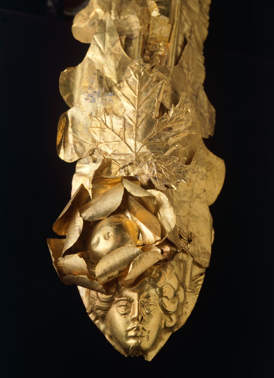 Diadem (krone), fra Spina (Emilia Romagna). Etruskisk civilisation, 4. århundrede f.Kr. af Etruscan