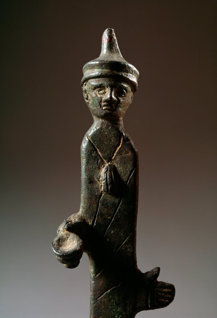 Haruspice, bronzeskulptur, 3. århundrede f.Kr af Etruscan Etruscan