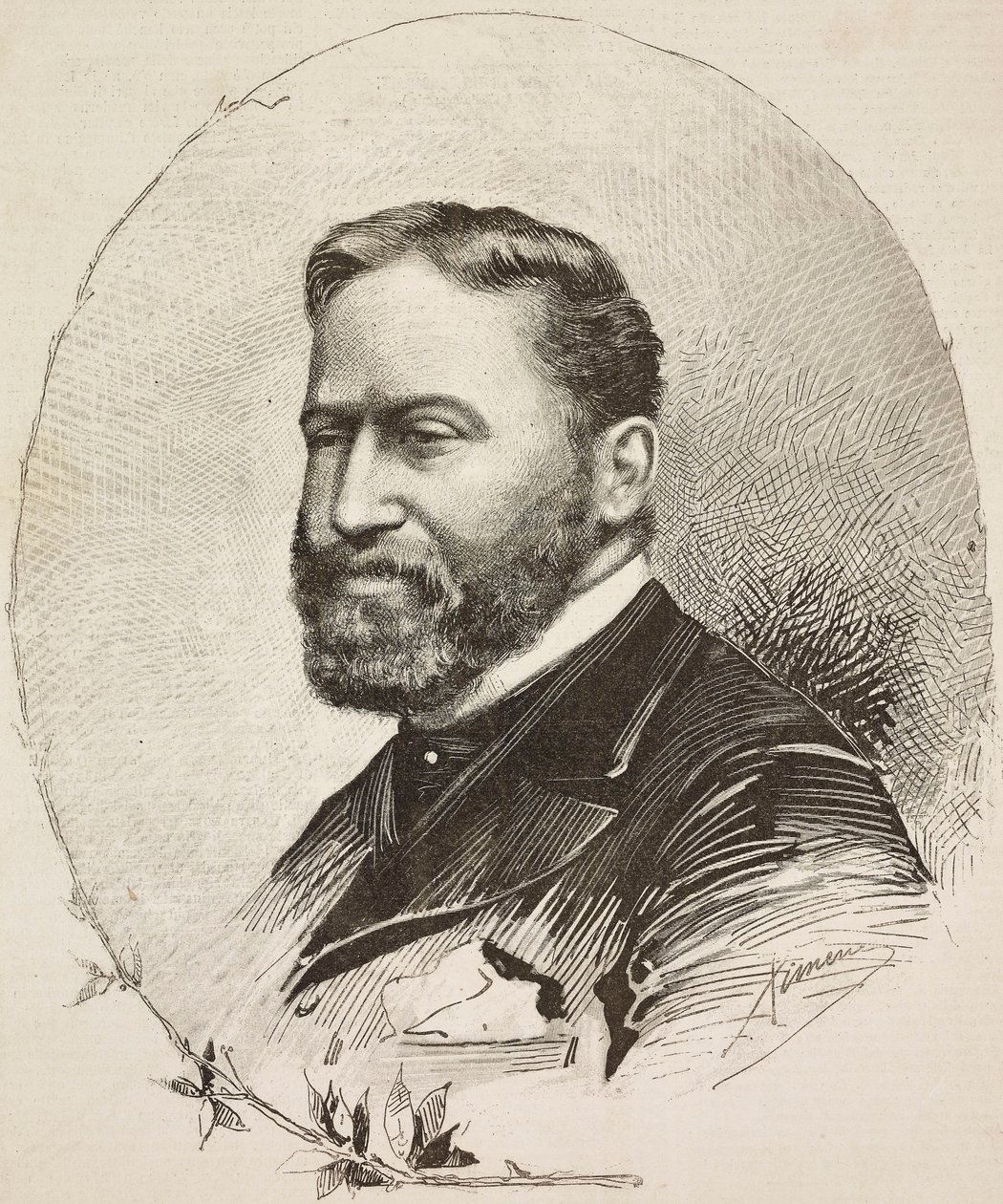 Portræt af Giuseppe De Nittis (1846-1884) af Ettore Ximenes