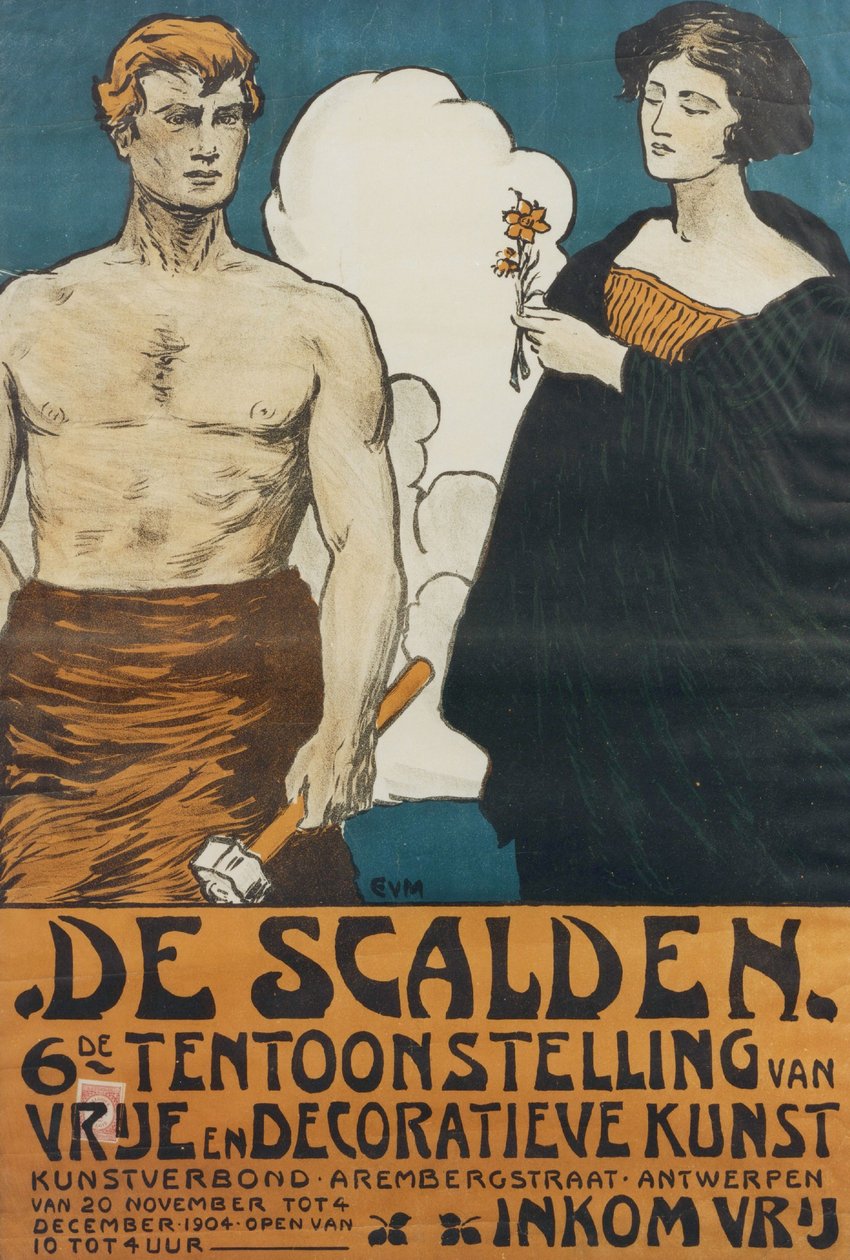 Sjette udstilling De Scalden af Eugeen van Mieghem