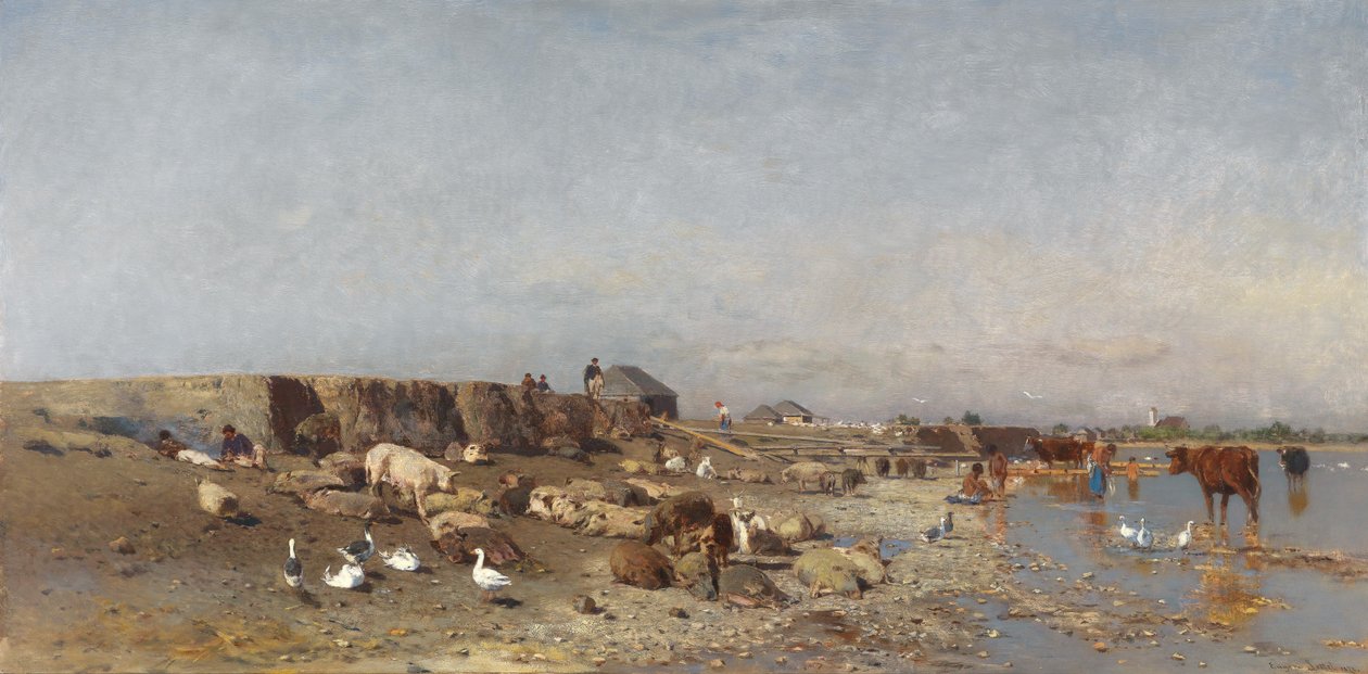 Motiv fra Szered an der Waag af Eugen Jettel