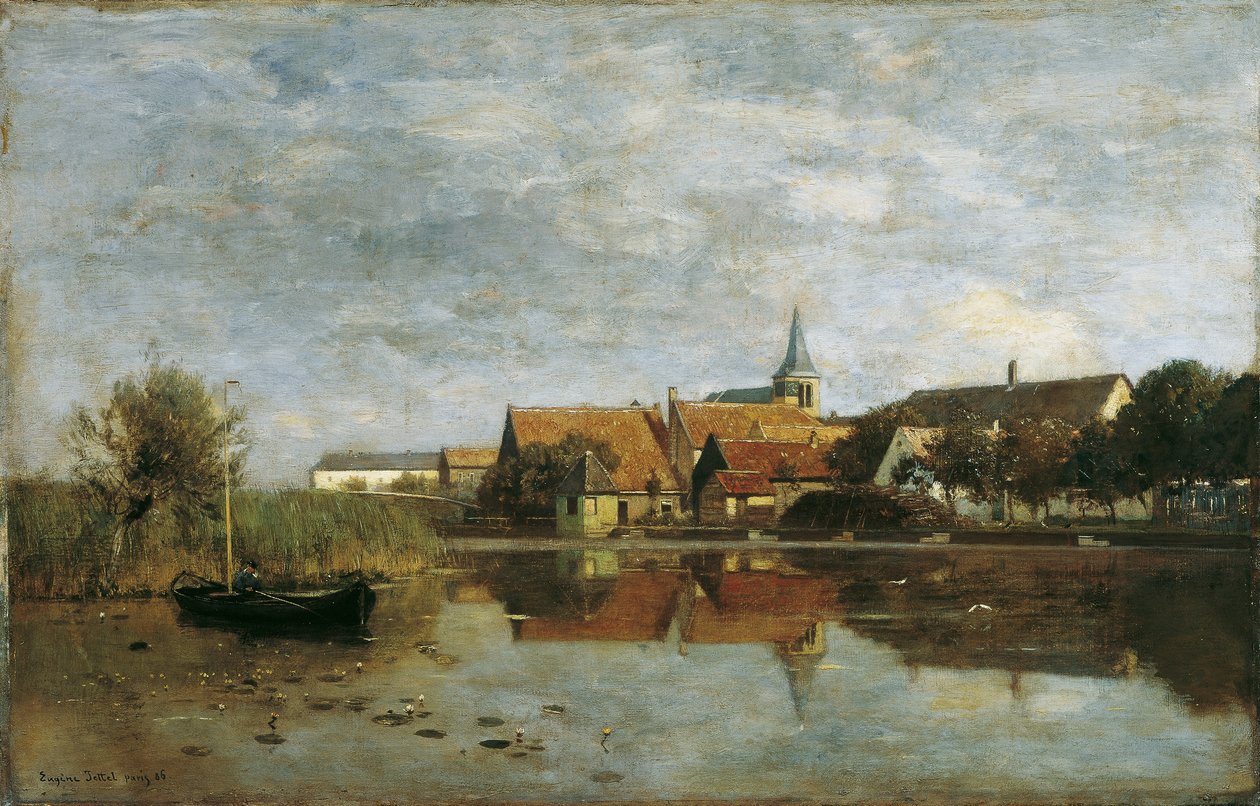 Udsigt over Giessen (Nordbrabant) af Eugen Jettel