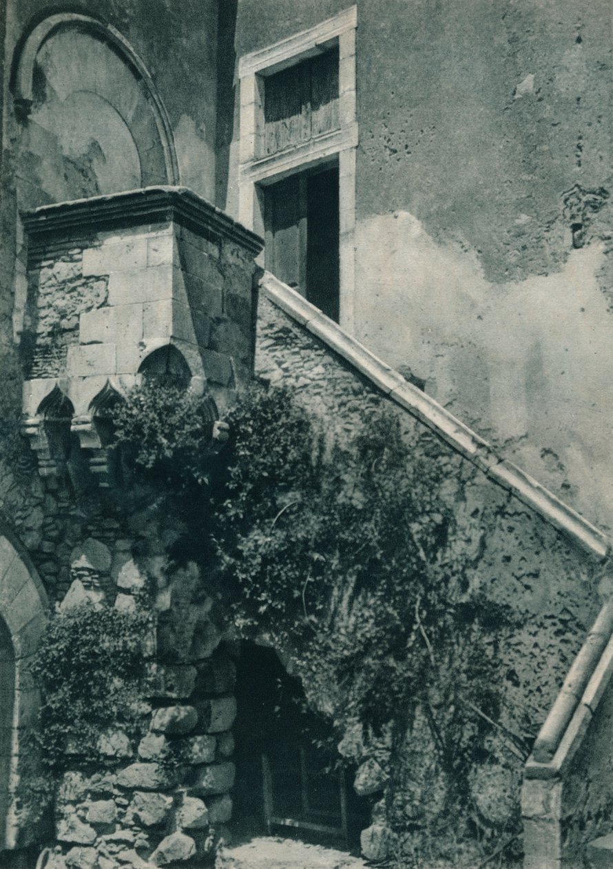 Et stille hjørne af Taormina, Sicilien, Italien, 1927 af Eugen Poppel