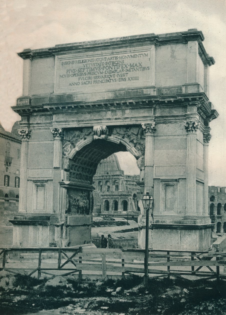 Titusbuen, Rom, Italien, 1927 af Eugen Poppel